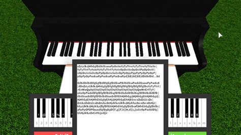 roblox piano sheets